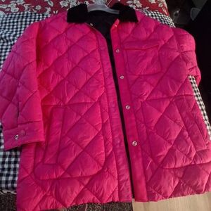 Extra Cute! Vibrant Pink Quilted Women's Jacket.